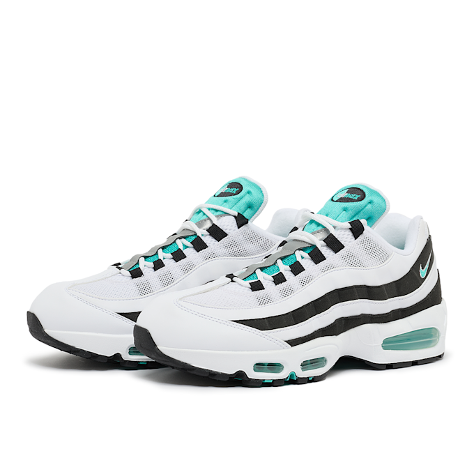 Nike Air Max 95 OG white/hyper jade/black-metallic silver weiß 94094 1