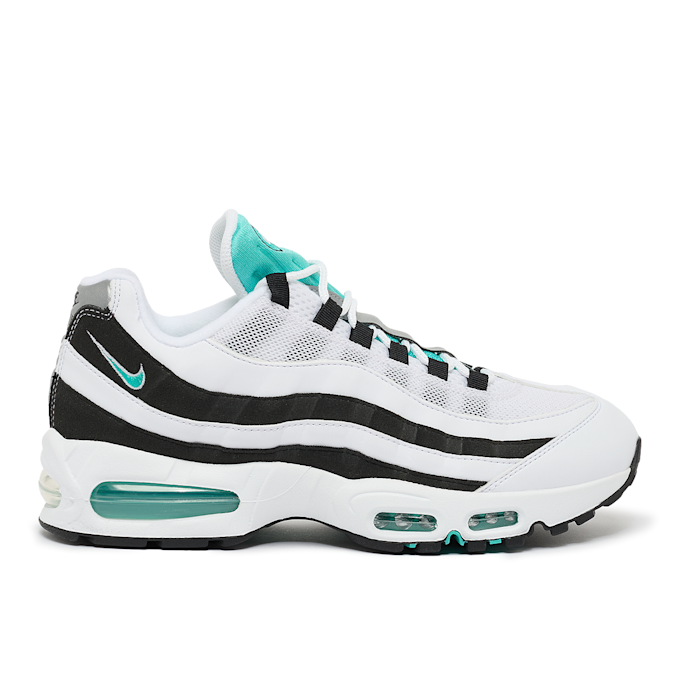 Nike Air Max 95 OG white/hyper jade/black-metallic silver weiß 94094 2