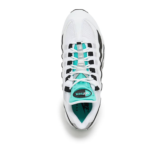 Nike Air Max 95 OG white/hyper jade/black-metallic silver weiß 94094 4
