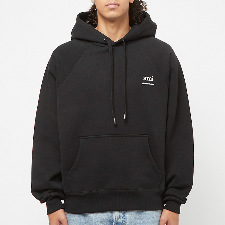 Buy AMI PARIS Hoodie Ami AM in black | USW224.747-001 at MBCY
