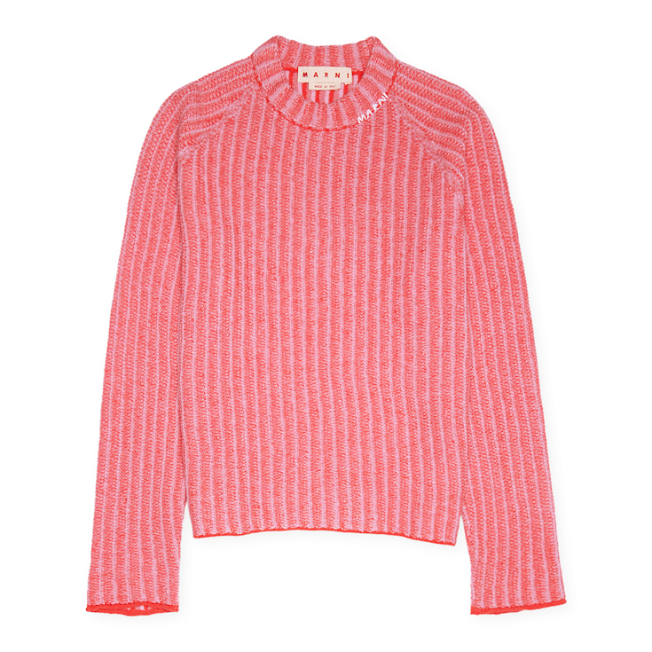 ✨ほぼ新品✨MARNI✨モヘヤ✨クルーネック セーター✨RED Buy Marni Roundneck Sweater in red | GCMG0398Q1-UFZ374-MXC54 at MBCY