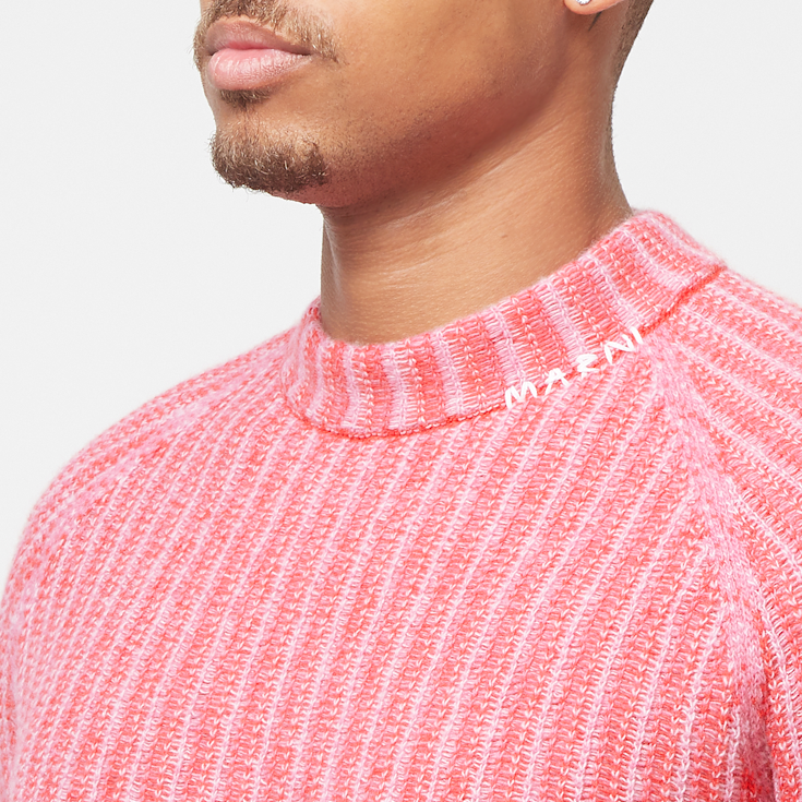 ✨ほぼ新品✨MARNI✨モヘヤ✨クルーネック セーター✨RED Buy Marni Roundneck Sweater in red | GCMG0398Q1-UFZ374-MXC54 at MBCY