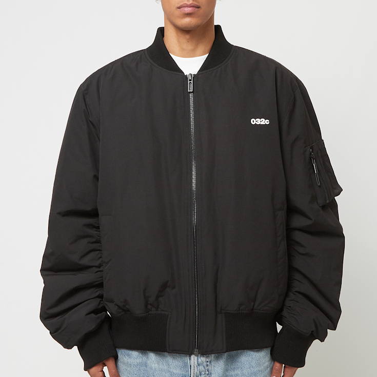 Buy 032c ''Nighthawks'' Bomber Jacket in black | F24-URW-1904-000