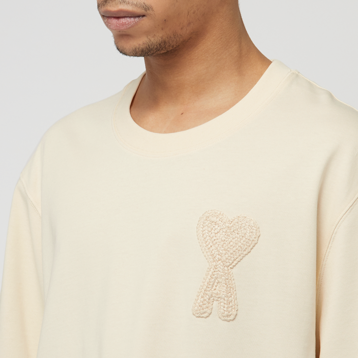 Buy AMI PARIS T-Shirt in beige | HTS055.726 at MBCY Buy AMI PARIS T-Shirt in beige | HTS055.726 at MBCY