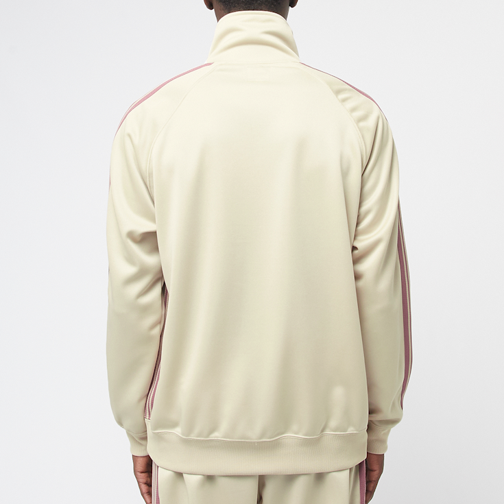 Buy Needles Track Jacket Poly Smooth in beige | QV305-A at MBCY