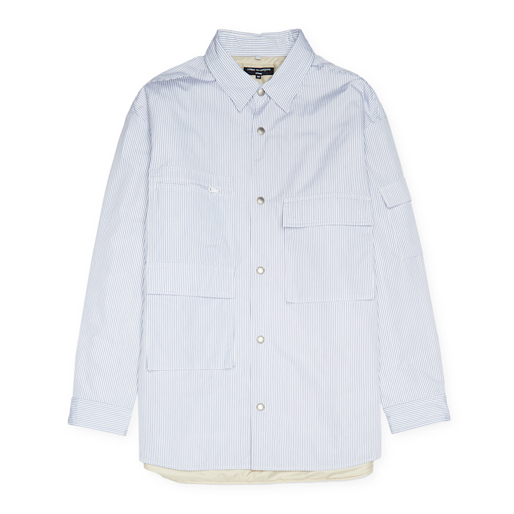 Buy Comme des Garcons Homme Shirt in blue | HN-B028-051-1 at