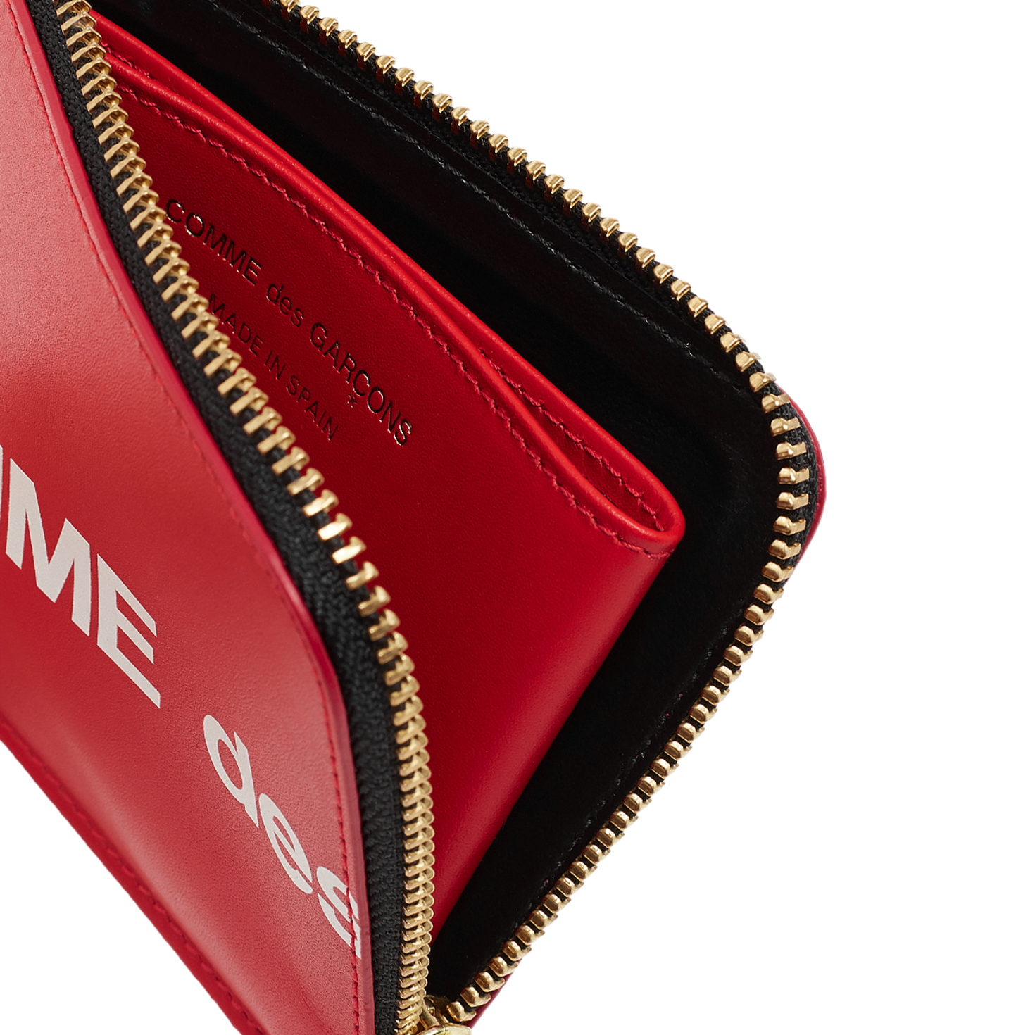 折りたたみ財布 COMME des GARCONS SS25 'Huge Logo' Wallet (SA3100HL RED) CDG Huge Logo Wallet SA3100HL (Red) – BASE Superstore