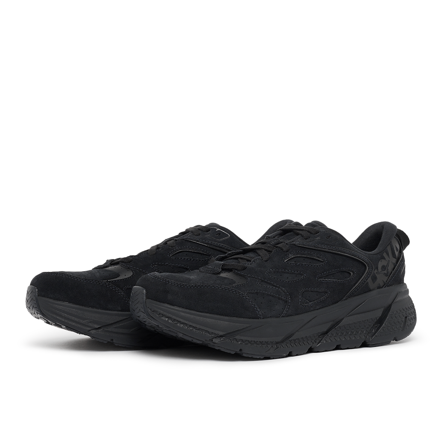 Buy Hoka Clifton L Suede in black | 1122571-BBLC at MBCY