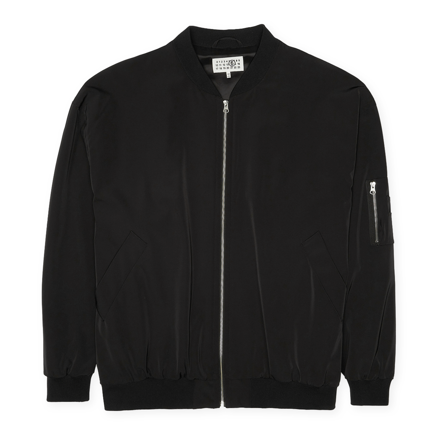 Buy MM6 Maison Margiela Sportsjacket in black | SH0AM0002-S54445