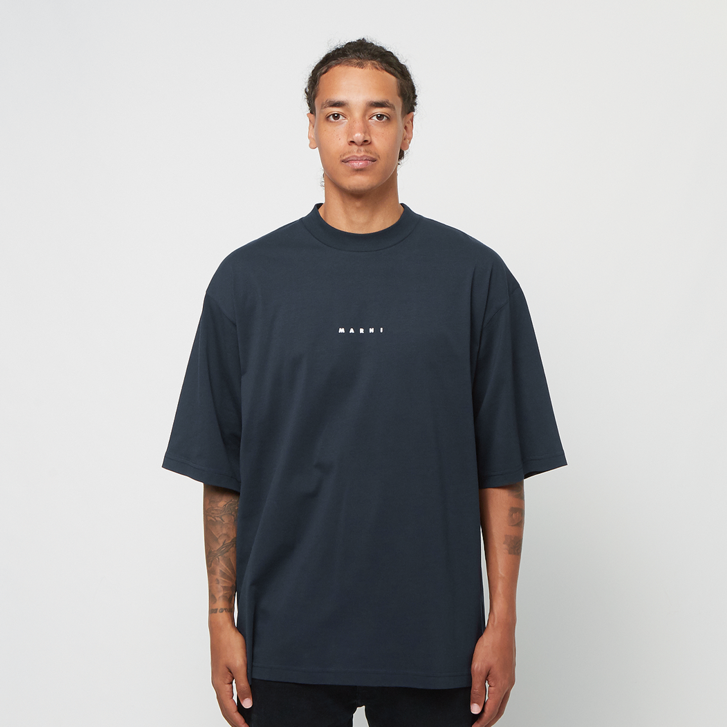 Buy Marni T-Shirt in blue | HUMU0223P1-USCS87-LOB99 at MBCY