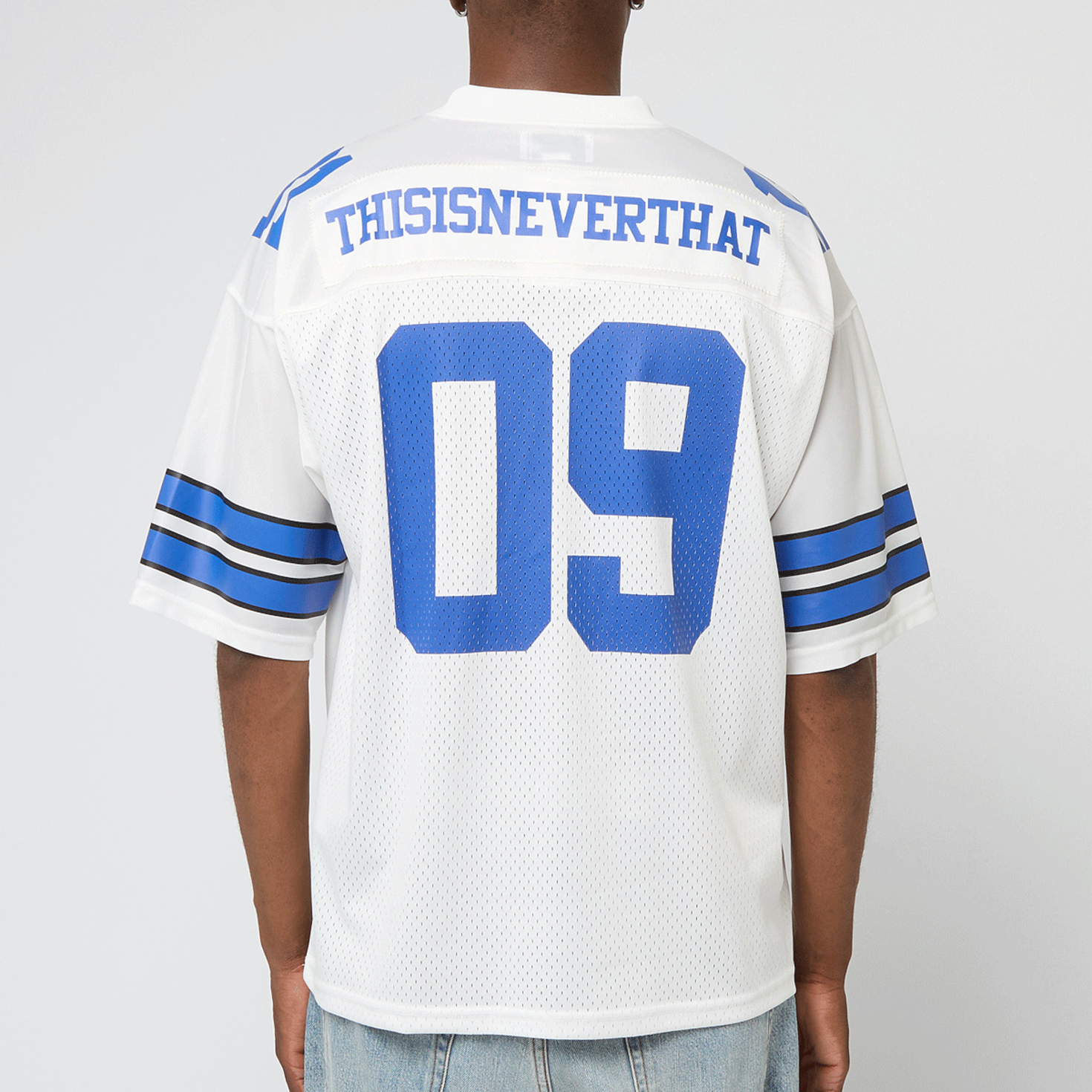 Buy thisisneverthat Football Jersey in white | TN251WTOSP01