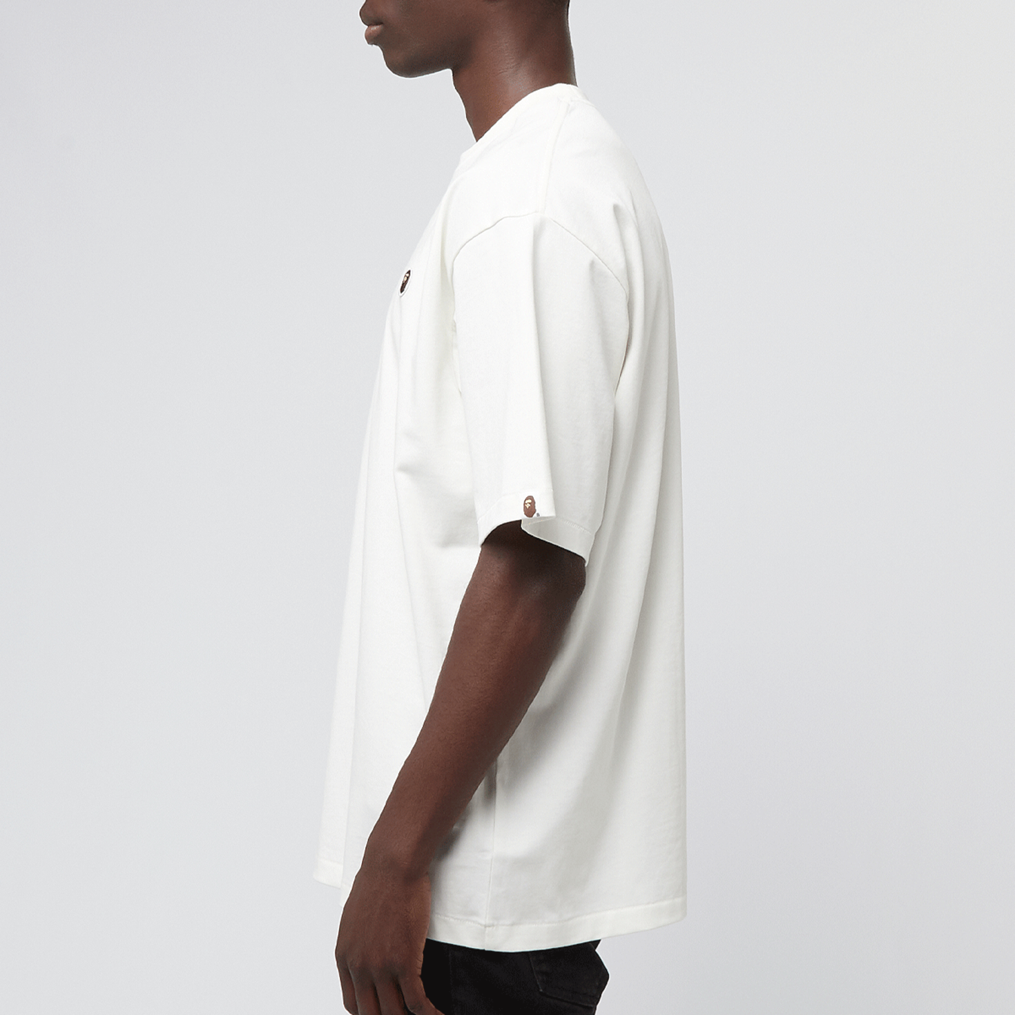 Buy A Bathing Ape One Point Relaxed Fit Tee in beige