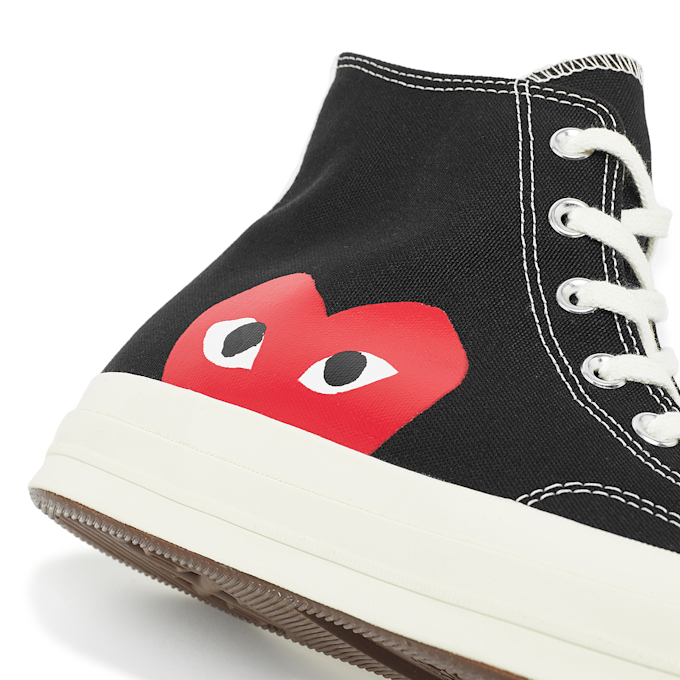 Comme des Garcons Play Chuck Taylor High noir 51204 5