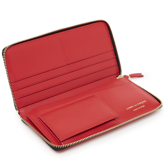 Comme des Garcons Wallet Huge Logo rood 53180 3