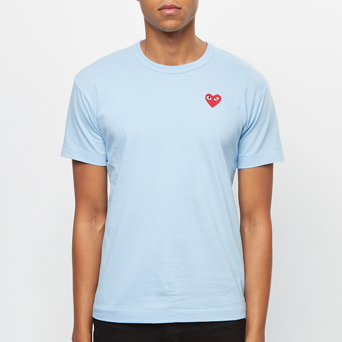 Comme des Garcons Play Play Red Heart T-Shirt bleu 54371 2