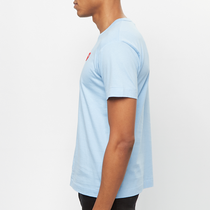 Comme des Garcons Play Play Red Heart T-Shirt bleu 54371 3