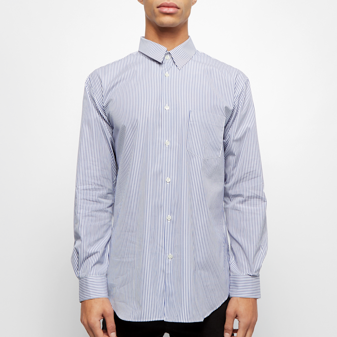 Comme des Garcons Shirt Forever Yarn Dyed Cotton Stripe Poplin Stripe 2 Shirt white 54763 1