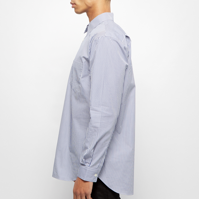 Comme des Garcons Shirt Forever Yarn Dyed Cotton Stripe Poplin Stripe 2 Shirt white 54763 2