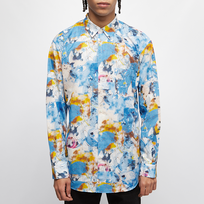 Comme des Garcons Shirt Print C Shirt blue 55971 2