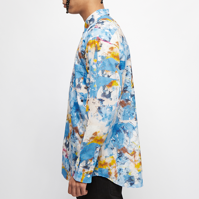 Comme des Garcons Shirt Print C Shirt blue 55971 3