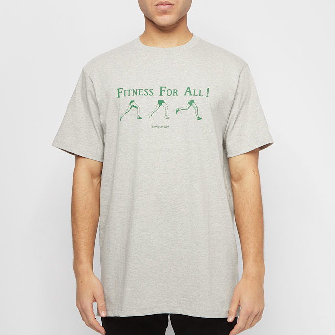 Sporty & Rich Fitness For All T Shirt grijs 56315 2