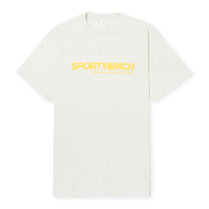 Sporty & Rich Science of Good Health T Shirt grijs 56368 1