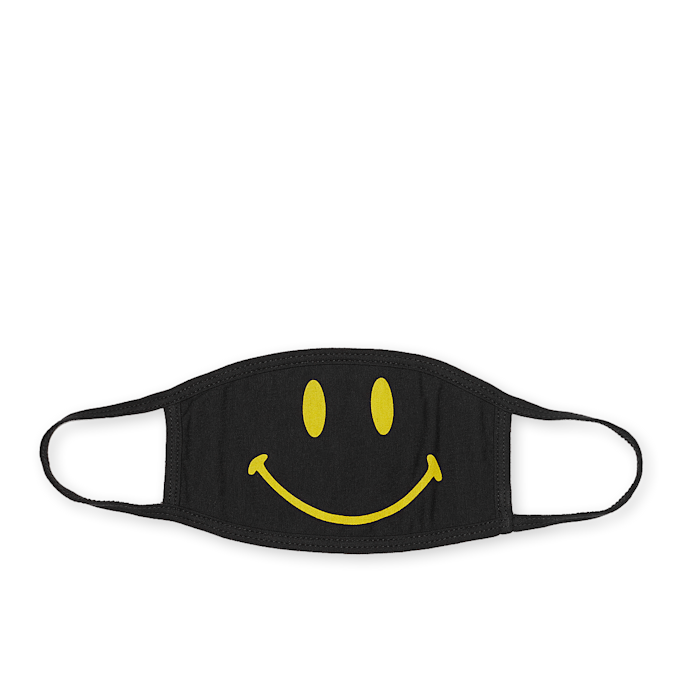 Market Smiley Face Mask black noir 92338 1