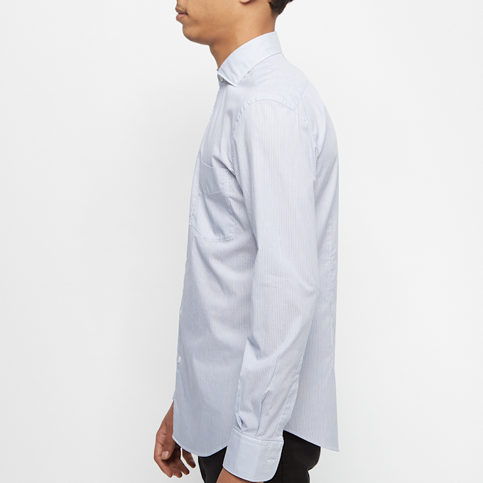 Aspesi Sem II Shirt Microstripe blau 56932 3