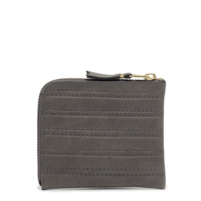 Comme des Garcons Wallet Wallet "Embossed Stitch" grey 57266 2