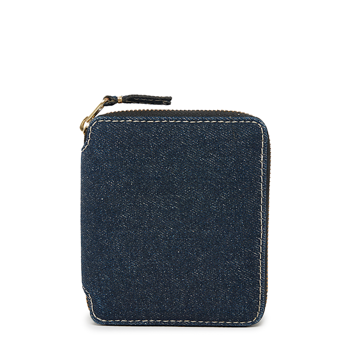 Comme des Garcons Wallet Wallet "Denim Blue" blauw 57284 1