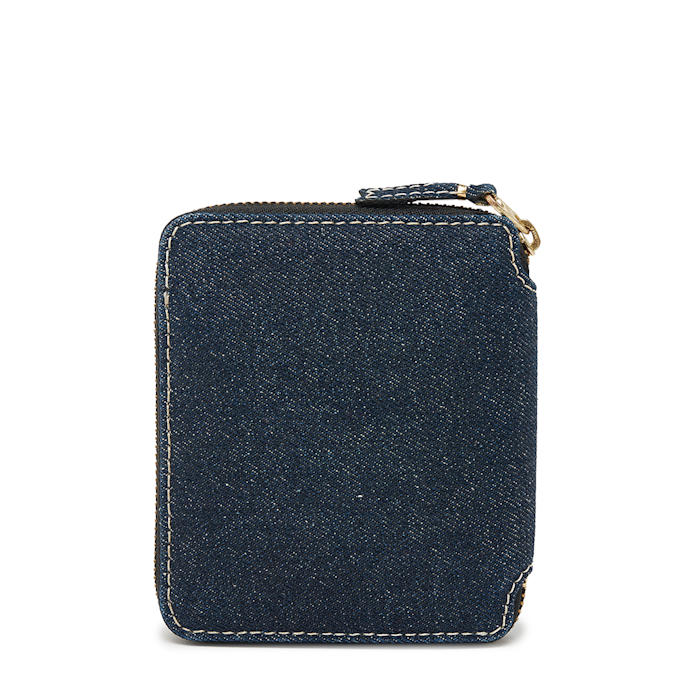 Comme des Garcons Wallet Wallet "Denim Blue" blauw 57284 2
