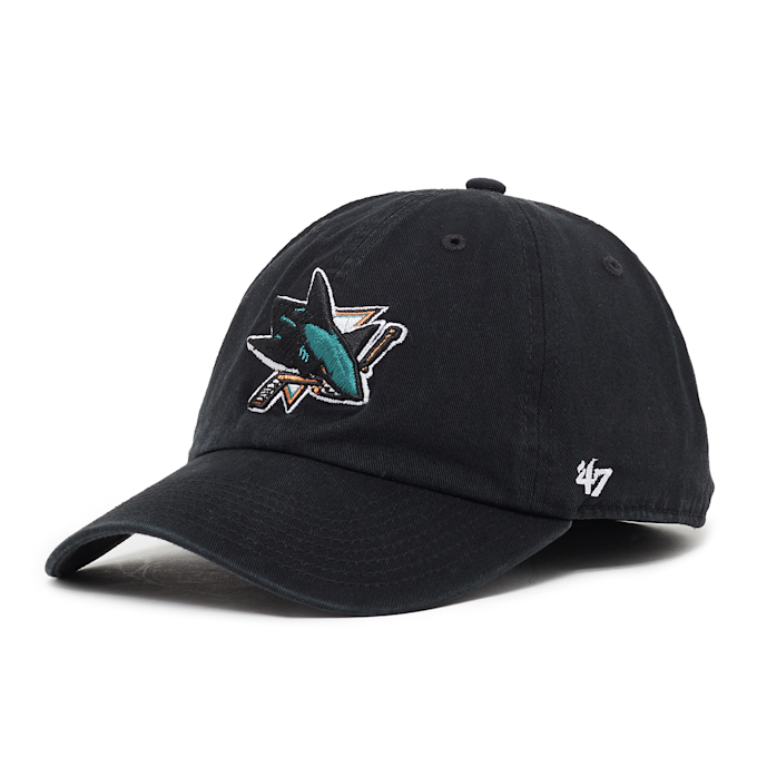 '47 MLB NHL San Jose Sharks '47 Clean Up Cap zwart 57776 1