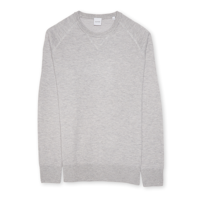 Aspesi MOD.M210 Knit Pullove grey 57841 1