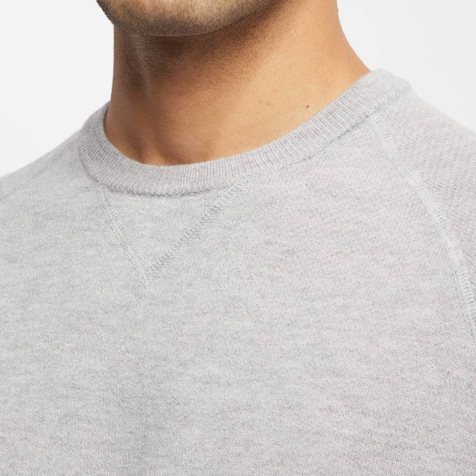 Aspesi MOD.M210 Knit Pullove grey 57841 5