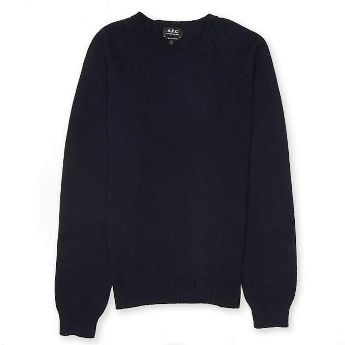 A.P.C. Pull Pablo Knit Sweater blue 57860 1