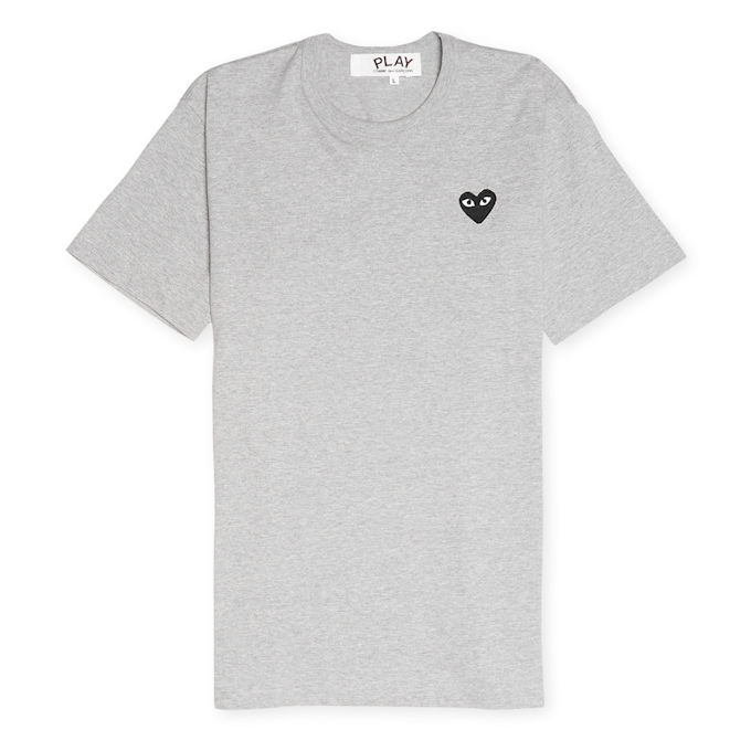 Comme des Garcons Play Black Heart T-Shirt grey 58443 1