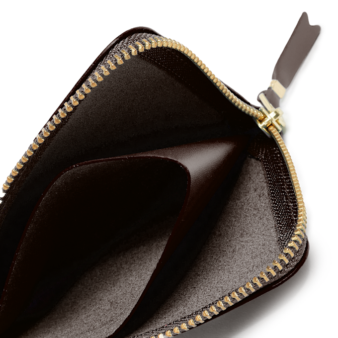 Comme des Garcons Wallet Classic Leather Line bruin 58459 3