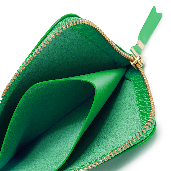 Comme des Garcons Wallet Classic Leather Line vert 58464 3