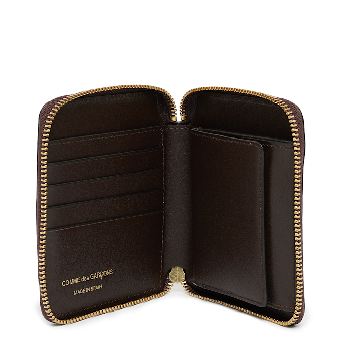 Comme des Garcons Wallet Classic Leather Line bruin 58478 3