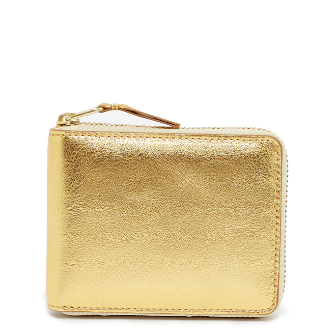 Comme des Garcons Wallet Gold And Silver Line gelb 58485 1