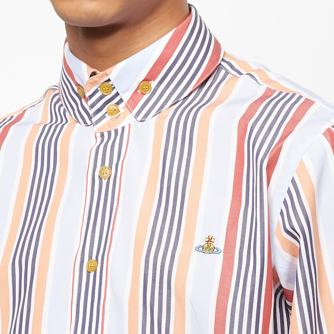 Vivienne Westwood 2 Button Krall Shirt bleu 58906 5