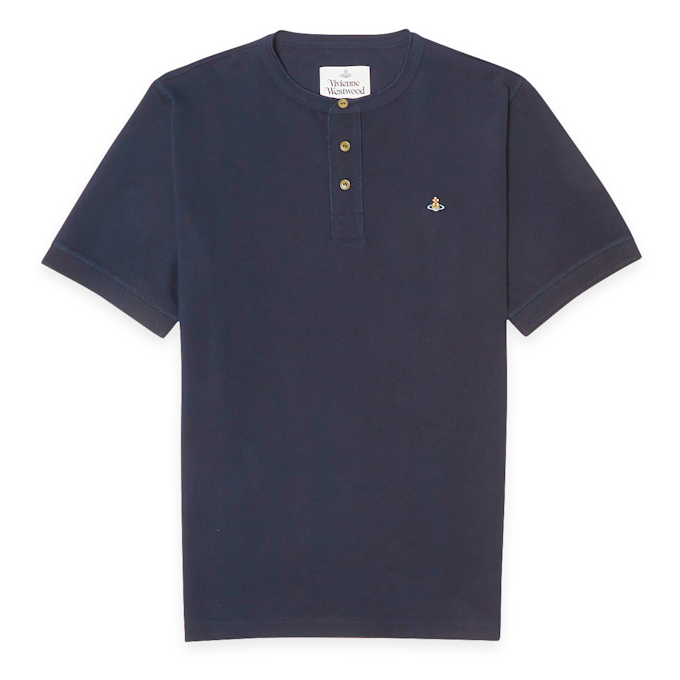 Vivienne Westwood Grandad Polo blue 58910 1