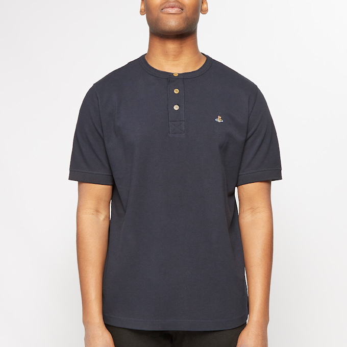 Vivienne Westwood Grandad Polo blue 58910 2