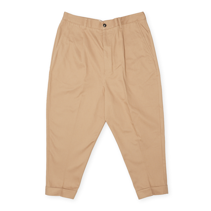AMI PARIS Oversized Carrot Fit Trousers beige 59282 1