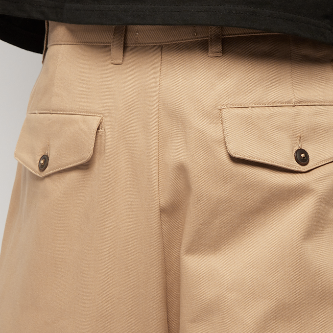 AMI PARIS Oversized Carrot Fit Trousers beige 59282 5