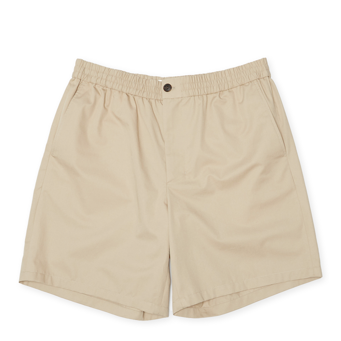 AMI PARIS Elasticizied Waist Bermuda Shorts beige 59288 1