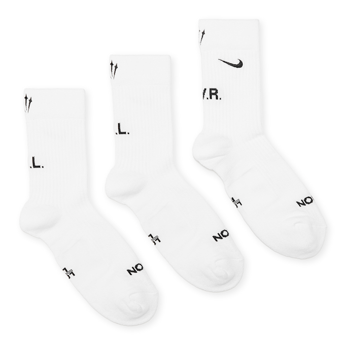 Nike x Nocta NRG Aubrey Crew Socks (3-Pack) weiß 59649 2