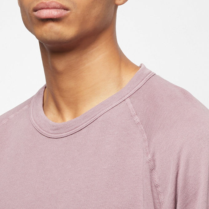 James Perse Vintage Cotton Raglan Pullover rose 59991 5