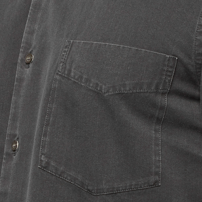 Aspesi Sem II Shirt Washed Denim zwart 60750 5