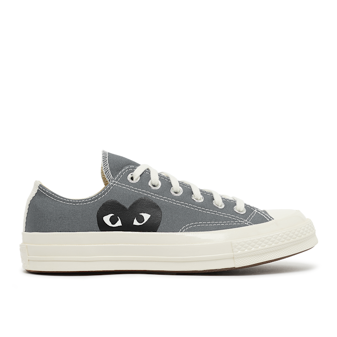 Comme des Garcons Play Black Heart Chuck Taylor All Star '70 Low gris 60916 2